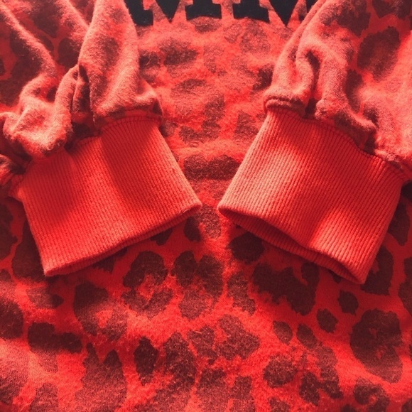 PAM & GELA Femme Leopard Cropped Sweatshirt - Picture 6 of 10